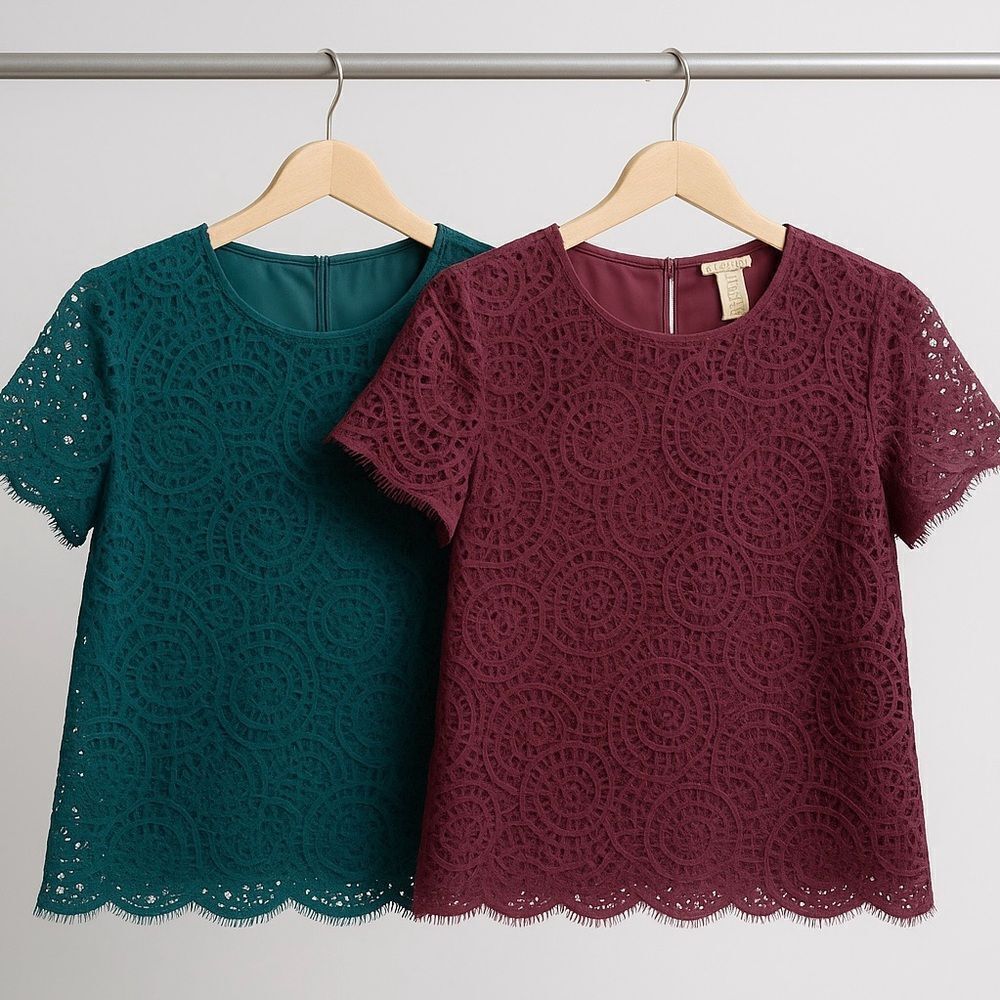 philosophy Lot of 2 Popover Lace Tops